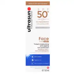 Holland & Barrett Ultrasun Face Getinte Gezichtscrème Anti-Age SPF50+ Honey - 50ml aanbieding