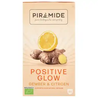 Holland & Barrett Piramide Positive Glow Gember & Citroen - 20 theezakjes aanbieding