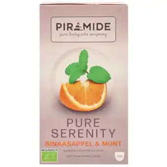 Holland & Barrett Piramide Pure Serenity Sinaasappel & Munt - 20 theezakjes aanbieding