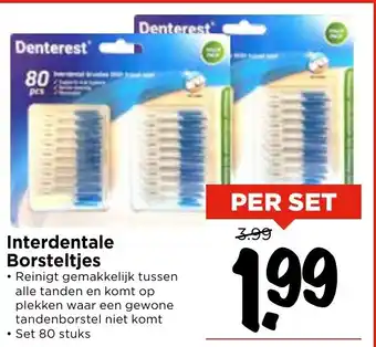 Vomar Voordeelmarkt Interdentale Borsteltjes aanbieding