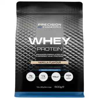 Holland & Barrett Precision Engineered Whey Protein Vanilla - 500g aanbieding