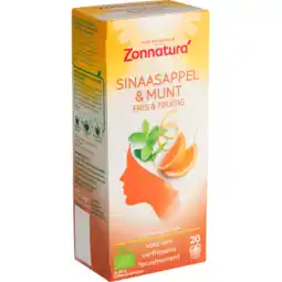 Jumbo Zonnatura Sinaasappel & Munt Kruideninfusie 20 Zakjes 34 g aanbieding