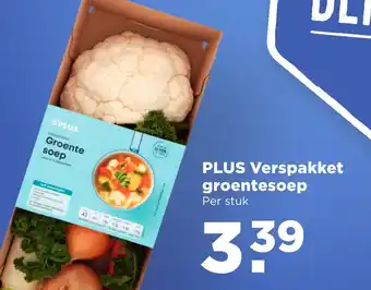 PLUS Verspakket groentesoep aanbieding