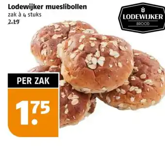 Poiesz Lodewijker mueslibollen aanbieding