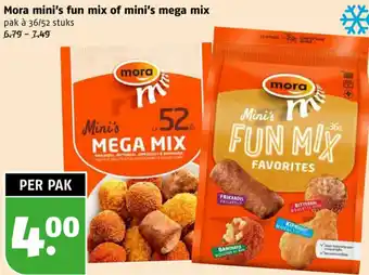 Poiesz Mora mini's fun mix of mini's mega mix aanbieding