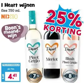 Boon`s Markt I Heart wijnen aanbieding