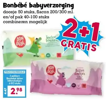 Boon`s Markt Bonbébé babyverzorging aanbieding
