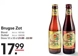 Sligro Brugse Zot aanbieding