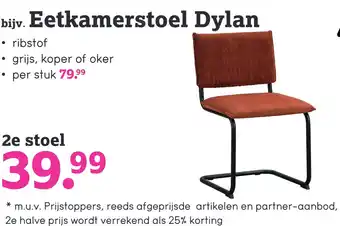 Leen Bakker Eetkamerstoel Dylan aanbieding