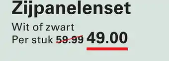 Sligro Zijpanelenset aanbieding