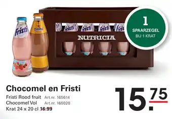 Sligro Chocomel en Fristi aanbieding