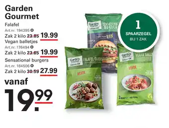 Sligro Garden Gourmet aanbieding
