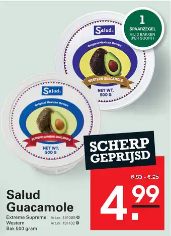 Sligro Salud Guacamole aanbieding