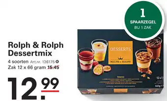 Sligro Rolph & Rolph Dessertmix aanbieding