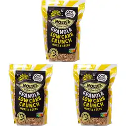 Albert Heijn Holie's Granola Low Carb Crunch 3-pack aanbieding