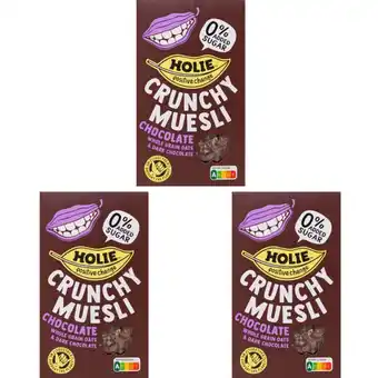 Albert Heijn Holie's Crunchy Muesli Chocolate 3-pack aanbieding