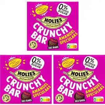 Albert Heijn Holie's Crunchy Bar Amandel Speculaas 3-pack aanbieding