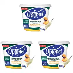 Albert Heijn Optimel Probiotica yoghurt mango passie 3-pack aanbieding