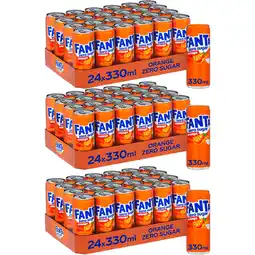 Albert Heijn Fanta Orange Zero Sugar 3-tray pakket aanbieding
