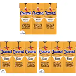 Albert Heijn Chocomel 0% suiker toegevoegd 6x200ml 3-pack aanbieding