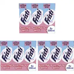 Albert Heijn Fristi Rood fruit 6x200ml 3-pack aanbieding