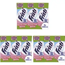 Albert Heijn Fristi Rood fruit 0% suiker 6x200ml 3-pack aanbieding