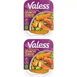 Albert Heijn Valess Vega Crunchy Tenders Gouda 2-pack aanbieding