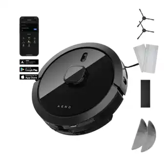 MediaMarkt Aeno Arc0007s Robotstofzuiger Met Dweilfunctie Zwart aanbieding