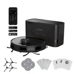 MediaMarkt Aeno Arc0005s Robotstofzuiger Met Dweilfunctie Zwart aanbieding