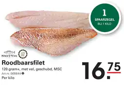 Sligro Roodbaarsfilet aanbieding