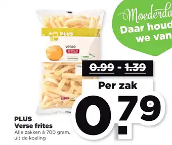 PLUS Verse frites aanbieding