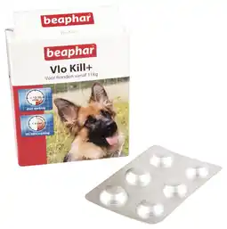 Pets Place Beaphar Vlo Kill Hond Boven 11kg - Anti vlooienmiddel - 6 tab aanbieding
