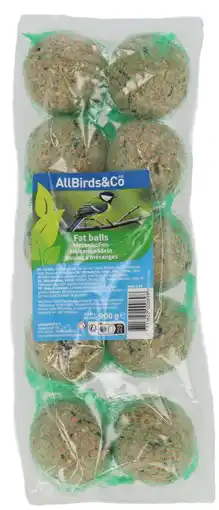 Pets Place Allbirds&Co Mezenbollen - Tuinvogelvoer - 90 g 10 stuks aanbieding