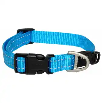 Pets Place Rogz Utility Halsband - Hondenhalsband - Turquoise 26-40x1.6 Cm M aanbieding