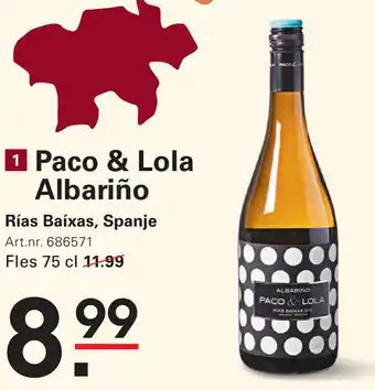 Sligro Paco & Lola Albariño aanbieding