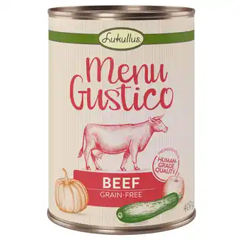 Zooplus 12x400g Menu Gustico Lukullus Hondenvoer - Diverse Smaken aanbieding