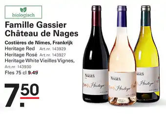 Sligro Famille Gassier Château de Nages aanbieding