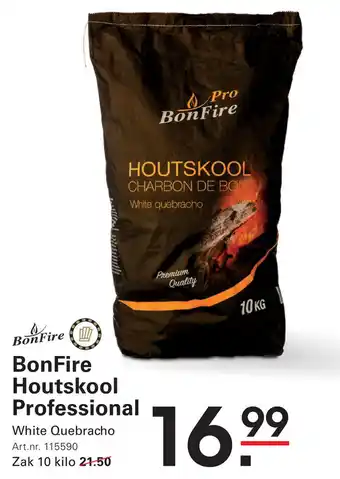 Sligro BonFire Houtskool Professional aanbieding
