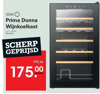 Sligro Prima Donna Wijnkoelkast aanbieding
