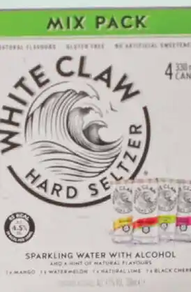 Sligro White Claw Hard Seltzer aanbieding