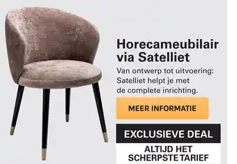 Sligro Horecameubilair via Satelliet aanbieding