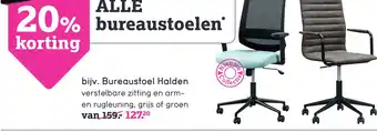 Leen Bakker - Bureaustoel Halden aanbieding