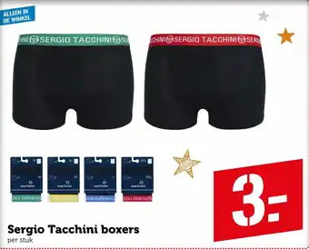 Coop Sergio Tacchini boxers aanbieding