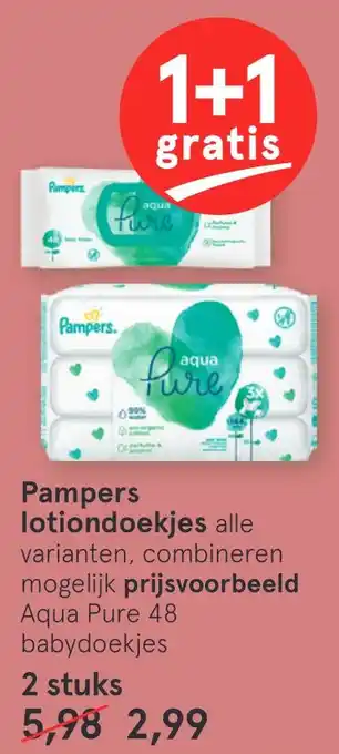 Etos Pampers lotiondoekjes aanbieding