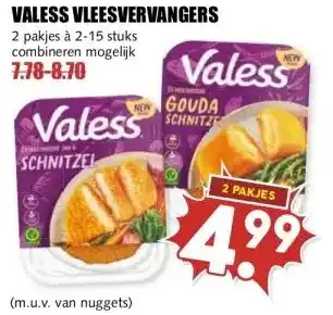 MCD Supermarkt VALESS VLEESVERVANGERS aanbieding