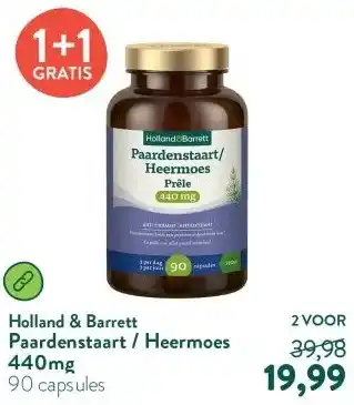 Holland & Barrett Paardenstaart / Heermoes 440mg aanbieding