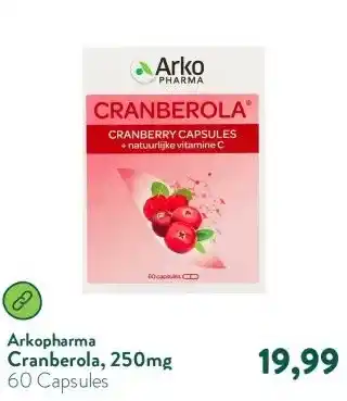 Holland & Barrett Cranberola, 250mg aanbieding