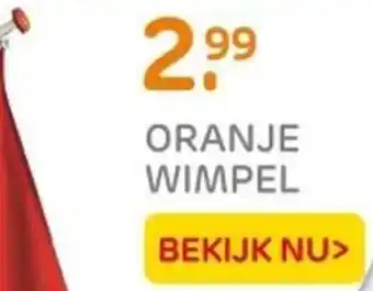 Praxis Oranje wimpel aanbieding