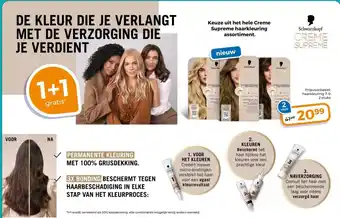 Trekpleister DE KLEUR DIE JE VERLANGT MET DE VERZORGING DIE JE VERDIENT aanbieding