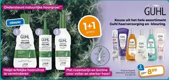 Trekpleister GUHL Keuze uit het hele assortiment Guhl haarverzorging en -kleuring. aanbieding